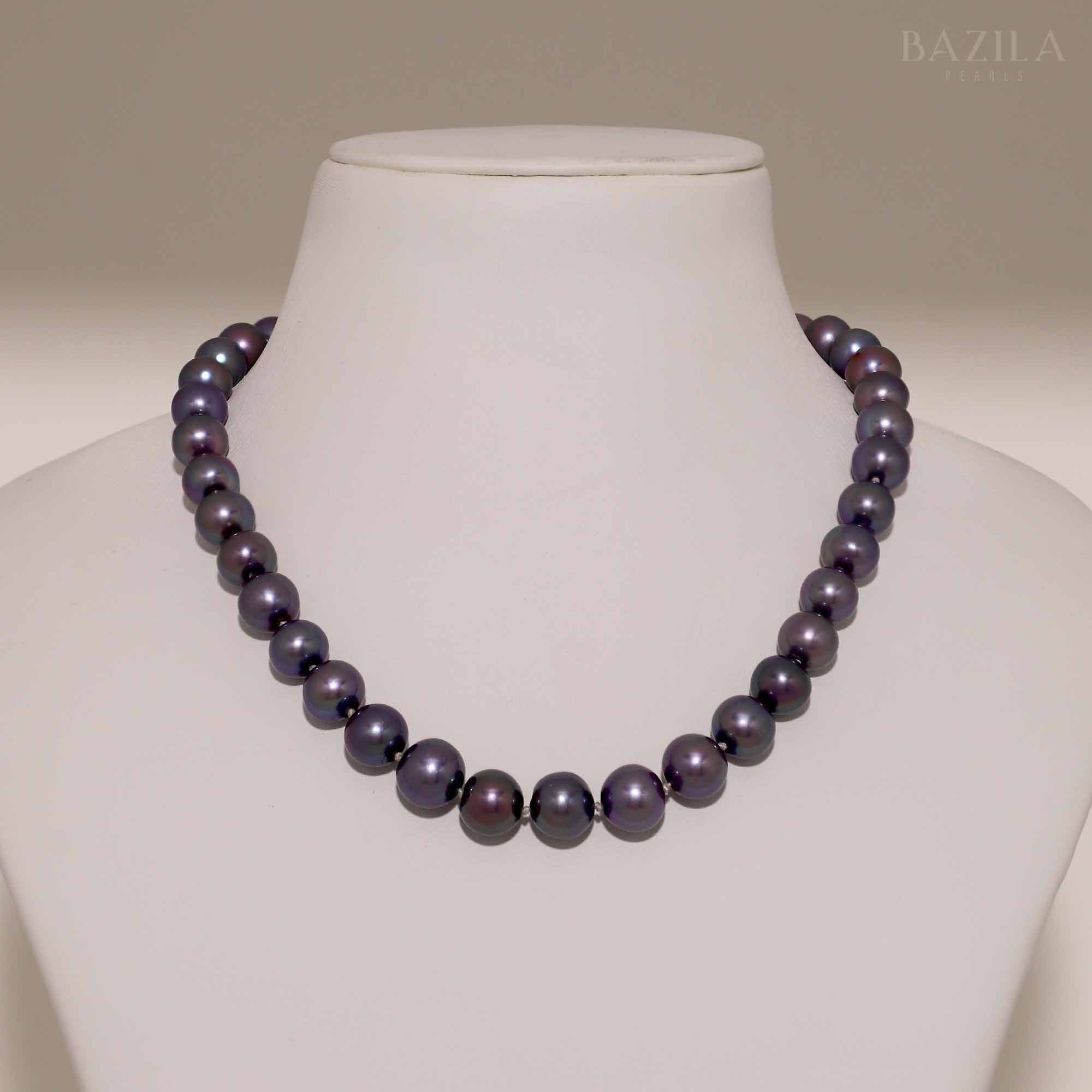 Ocean's Whisper Purple Edison Pearl Necklace