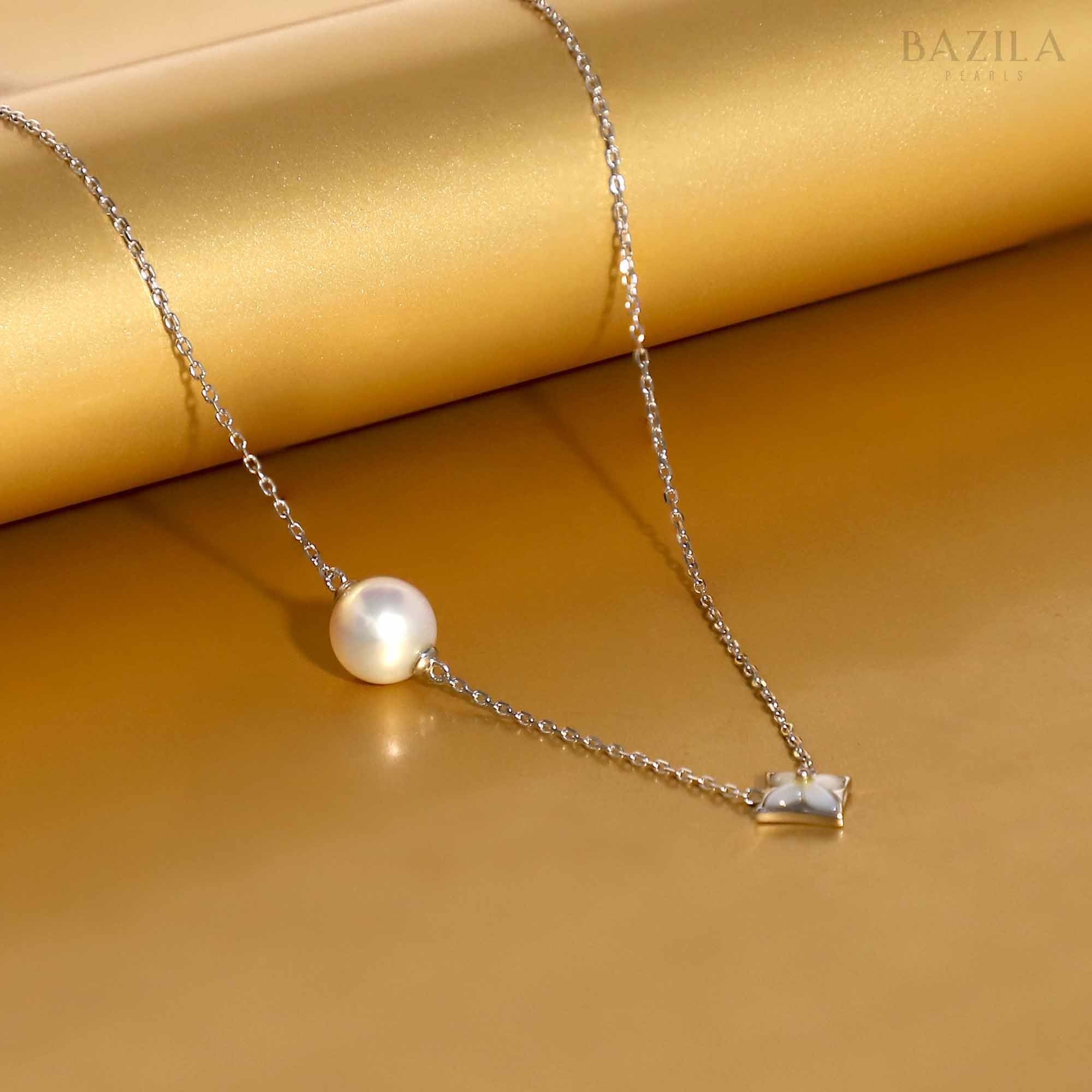 Ocean Glow Sea Pearl Pendant with Mother of pearl